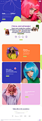 Sikha Haircare Landing Page Design