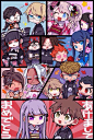 Danganronpa Chibi Style Fan Art
