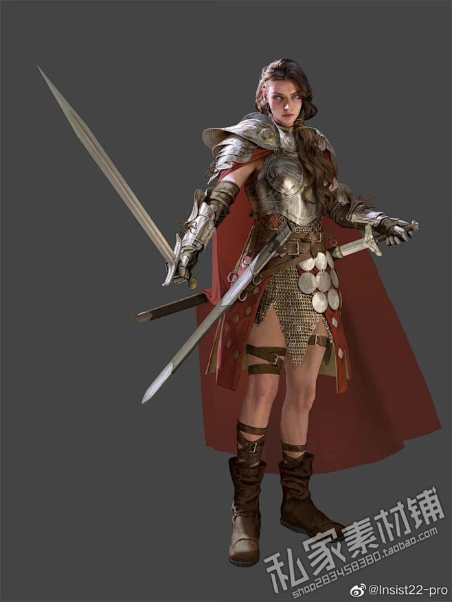 欧美写实 欧美立绘 欧美角色设计 阿瓦隆之王 欧美魔幻 角色设计 角色元素 角色立绘 角色美宣 半身像 (169)
