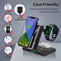 3 in 1 Wireless Charging Station DINTO Removable Wireless Charging Stand Dock for Apple iWatch 7 SE 6 5 4 3 2, Airpods 3/Pro/2, Wireless Charger Charging Pad for iPhone 13/12 Pro Max/11 Series/XS/XR (Removable watch charging) : Amazon.ca: Clothing, Shoes 
