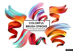 彩笔刷素材 油彩图案 彩色油蜡素材 多彩画笔背景 彩色笔刷素材 抽象笔刷素材 笔刷/样式/文字特效设计素材平面设计