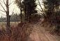 "September Shadows" Egg Tempera by Stan Miller: 