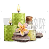 发型屋,矢量,绘画插图,spa美容,热,药,热带气候,模板,禅宗