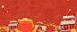 新年吉祥文艺鞭炮红色banner高清素材 2018 2018狗年 喜迎新春 新年 新年快乐 新春大吉 春节 狗年 狗年吉祥 金狗 除夕 除夕夜 背景底图 背景 设计图片 免费下载 页面网页 平面电商 创意素材