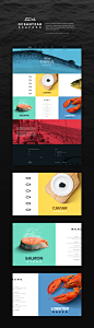 Oceantzar : Web design concept for a Seafood Restaurant.