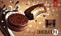 Chocolate PIE 巧克力派【海外精选】广告矢量海报素材 #003 :  