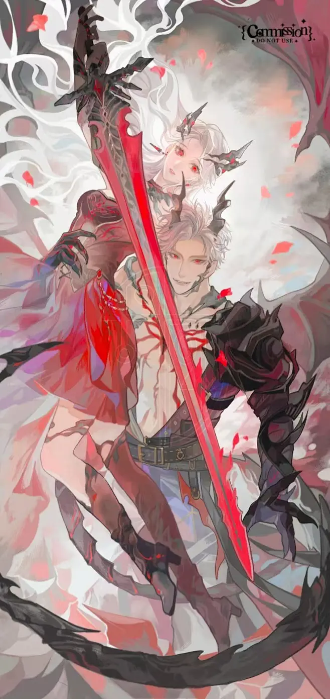 深渊之主#龙彻同人图#秦彻-花瓣网