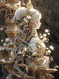 doris7226_A_lovely_mech-like_gardenia_goddess_standing_tall_cal_6ff631c0-eadc-44d7-ab78-e4b6f0e2ee65