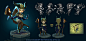 Character Concepts for Clash of Lords 2, Wu Liu : Here are couple of character concept i did for Clash of Lords 2.