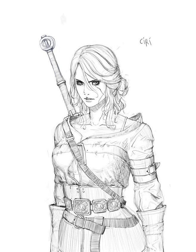 witcher3 Ciri, Hyunw...