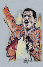 25张最美插画纪念Freddie Mercury(皇后乐队主唱)(2) - 设计之家