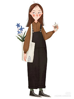 冰淇淋L采集到人物插画