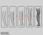 #SAI资源库# 动漫人物腿的绘画参考，一些腿部小tips，自己收藏，转需~