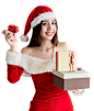 portrait-happy-girl-santa-helper-dress-showing-gift-boxes