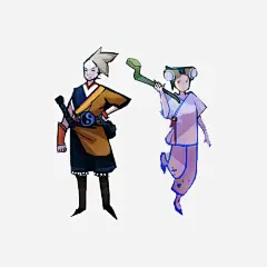 游戏人设紫衣女童免抠素材_新图网 https://ixintu.com 人物 侠士 卡通 妖怪 手绘 游戏