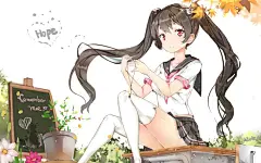 同人图 插画 壁纸 | 女子高中生 | 半次元-第一中文COS绘画小说社区