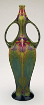 Art Nouveau - beautiful iris vase