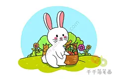拿着萝卜的兔子简笔画图片_陆地动物 : 兔子小知识：兔是哺乳类兔形目兔科下属所有的属的总称。俗称兔子。生物学分类动物界脊索动物门 脊椎动物亚门 哺乳纲 兔形目。兔具有管状长耳（耳长大于耳宽数倍），簇状短尾，比前肢长得多的强健后腿。共9属43种。以亚洲东部、南部、非洲和北美洲种类最多，少数种类分布于欧洲和南美洲，其中一些种类分布广泛或者被引入很多地区，而也有不少种分布非常局限。陆栖，多见于荒漠、荒漠化草原、热带疏林、干草原和森林或树林。