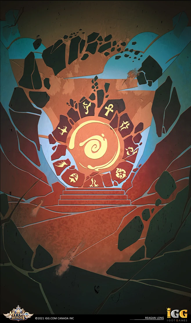 Mythic Heroes Stylized Illustrations-花瓣网