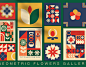 Geometric Retro Floral Poster Creator