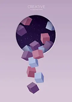 人物场景2D城市幻想创意手绘UI唯美插画合集AI矢量分层EPS素材