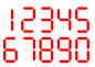 字体设计PNG/数字素材/免扣