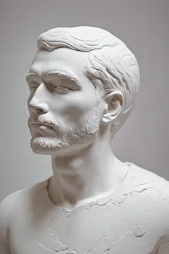 雕刻艺术作品石膏雕塑模型图片
