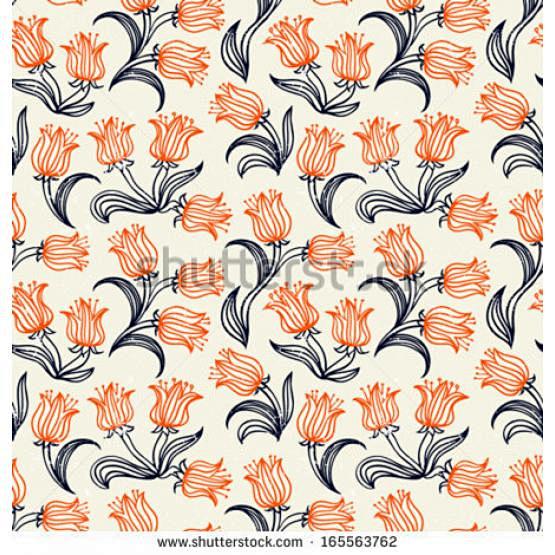 Ditsy floral pattern...