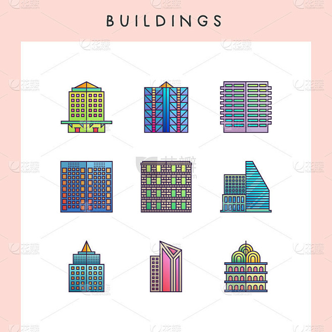 建筑图标