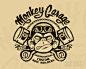 Monkey Garage猴子车库logo设计欣赏