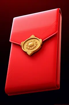 AI数字艺术中国风新年春节立体红包元素