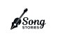 Song Stories logodesign logodesigns combination mark combination logo writers design writing guitar music logo songs illustration design logos vector creative logodesigner designer art branding logo graphic design