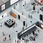 3D Illustration Of a Technology Company