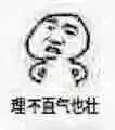 理直气壮：理不直气也壮_的表情包