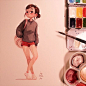 Done. #illustration #watercolor #art #girl #characterdesign #aquarell