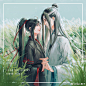 #魔道祖师# #忘羡# 噗浪1000追蹤者了，畫個賀圖紀念。雖然一直在畫天官，但是其實也超愛魔道，太喜歡了導致一直不敢畫，今後也請大家繼續指教了！