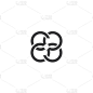 字母CO图标标识设计模板标识类型