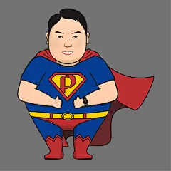 屁佬，本漫画是“小趋势”的原创漫画表情包