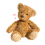 商品零售小熊玩偶可爱动态贴纸