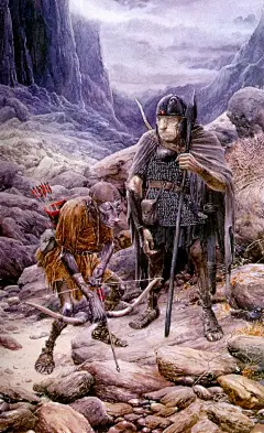 指环王 插画大师：Alan lee 艾伦·李 《魔戒》全集插画