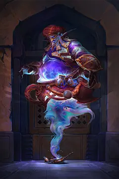 天方夜谭-阿拉丁神灯：一个只知道吃喝玩乐的穷小孩，一次偶然的机会，在一个巫师的引导下，他得到了一盏神灯和一枚神戒指以及许多漂亮的宝石果子，神灯可以召唤神仆帮助他实现愿望，神戒指可以保护他免受伤害，从此，他有了财富，威望和地位，并且还娶到了自己心爱的公主为妻。