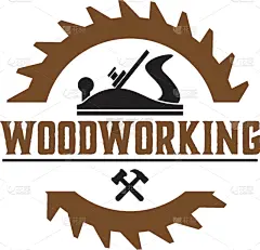 模板,品牌名称,木工,自行车齿轮,木材,锯木厂,建筑业,证章,设计,复古