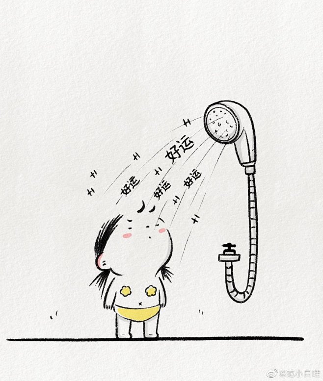 简笔画  题材来源于微博