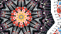 abstract Colourful  polychromy spectrum kaleidoscope symmetry (7)