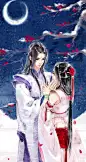 [清·纳兰性德《菩萨蛮·催花未歇花奴鼓》]
催花未歇花奴鼓，酒醒已见残红舞。不忍覆余觞，临风泪数行。
粉香看又别，空剩当时月。月也异当时，凄清照鬓丝。