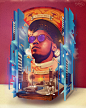 andersonpaak coverart digitalart Funk mixedmedia mrxerty music photoshop vintage Vinylcover 