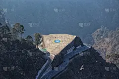 山区直升机停机坪着陆站