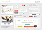 Freebies - Clean and Usable UI Kit by ~sunilbjoshi