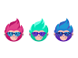 Whizzly logo design mascot tubik