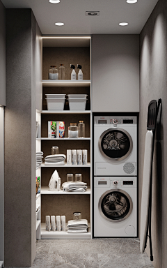 ·mo·采集到家装空间--洗衣房